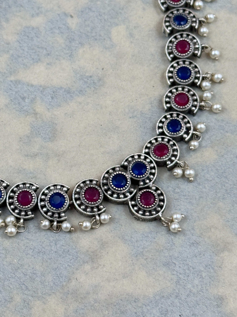 Reha Stone Necklace Set