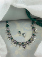 Load image into Gallery viewer, Reha Stone Necklace Set