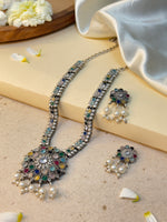 Load image into Gallery viewer, Florance Stone Necklace Set