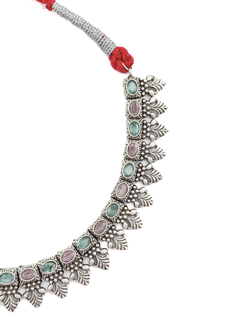 Raya Stone Necklace Set