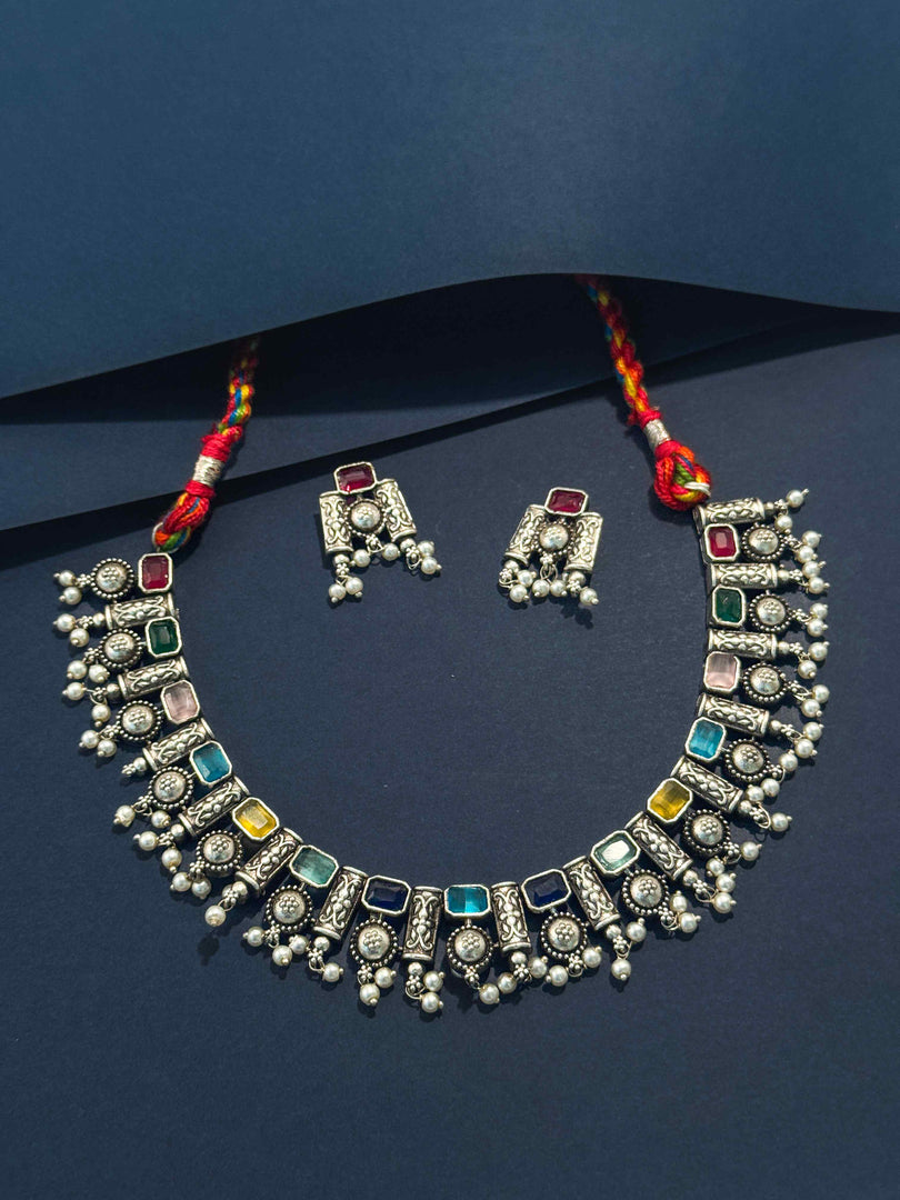 Shreya Stone Necklace Set