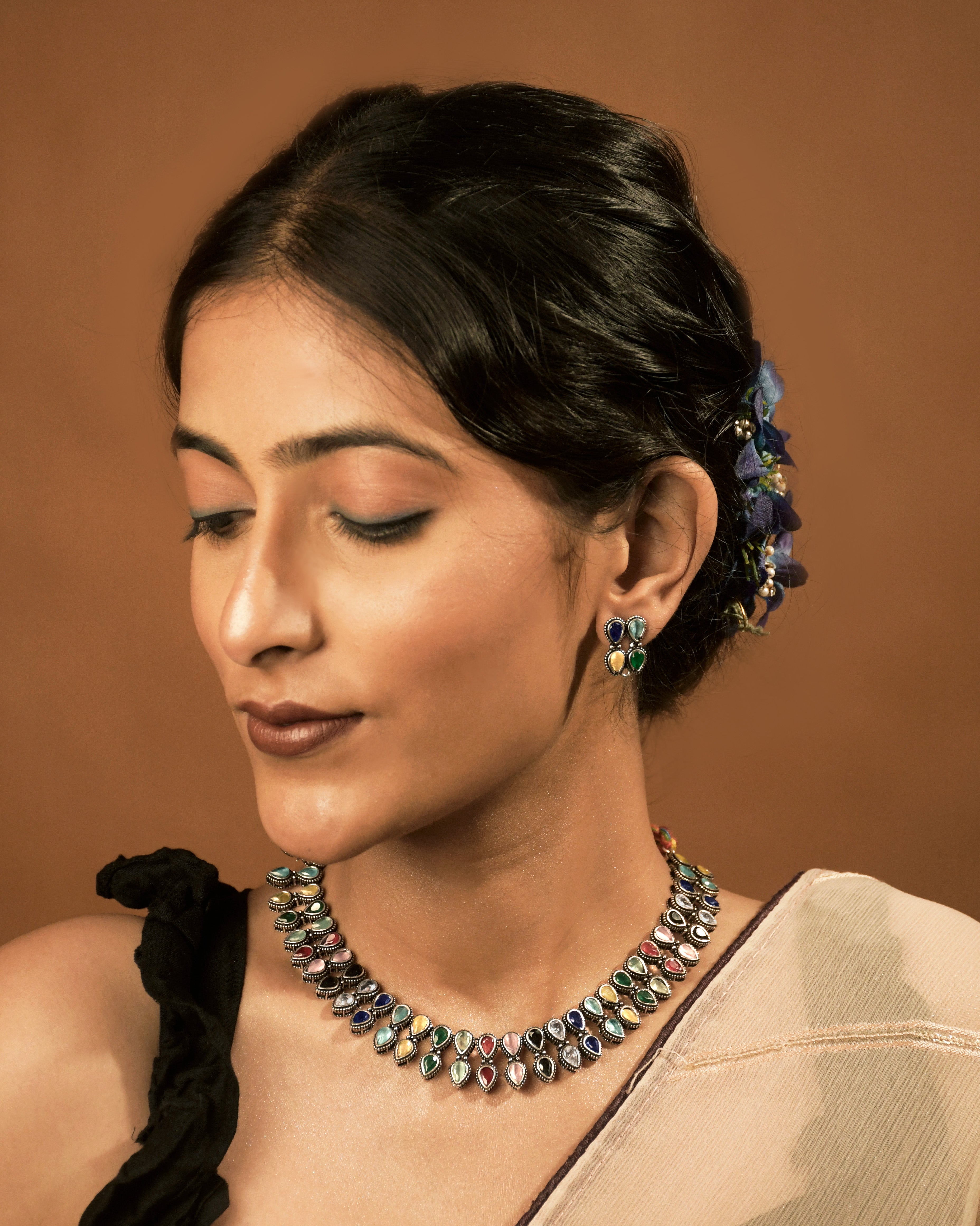 Jiyana Stone Necklace Set