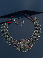 Load image into Gallery viewer, Janvi Stone Necklace Set