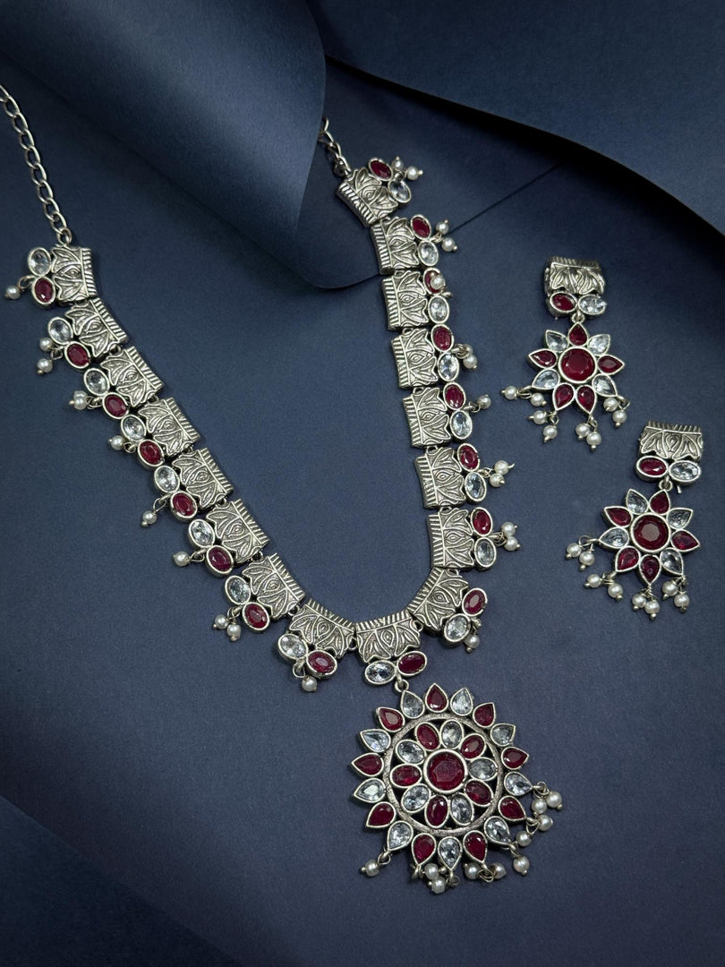 Sanya Stone Necklace Set