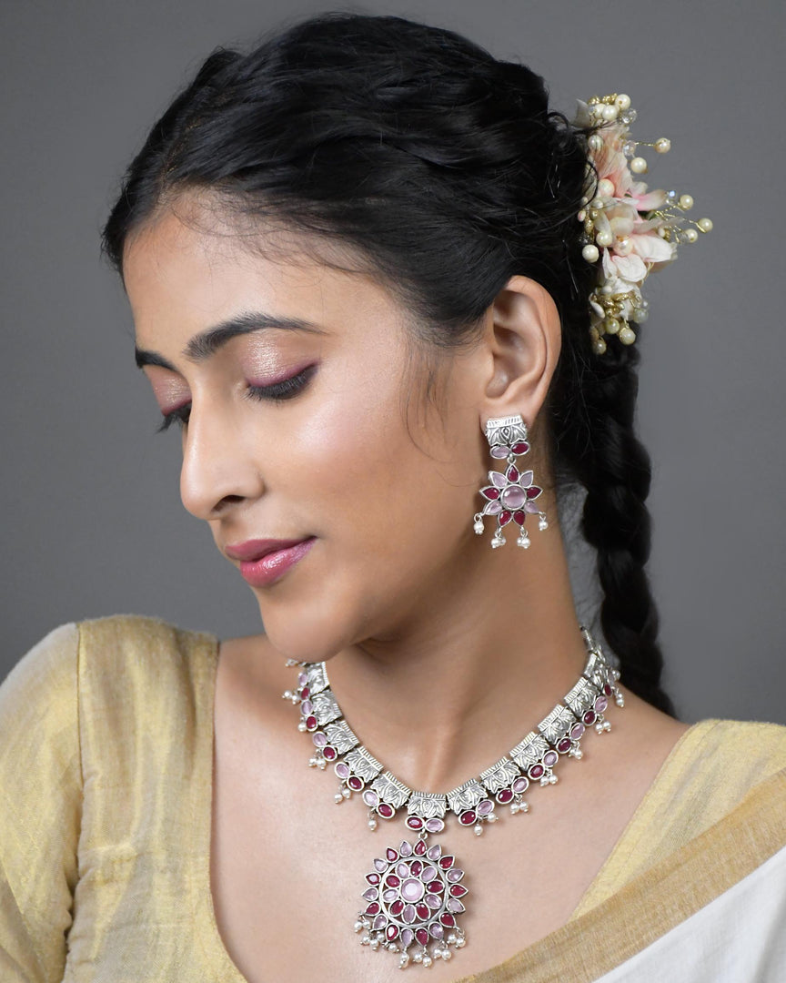 Sanya Stone Necklace Set