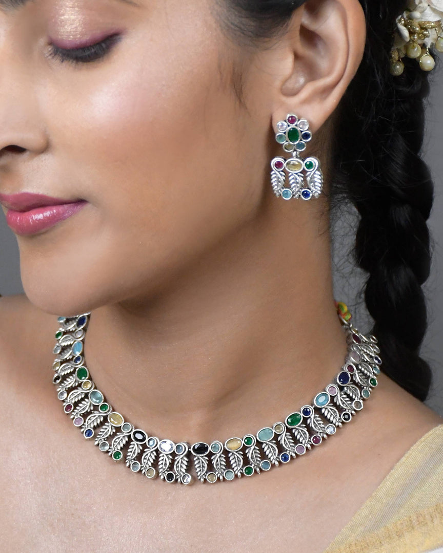Navya Stone Necklace Set