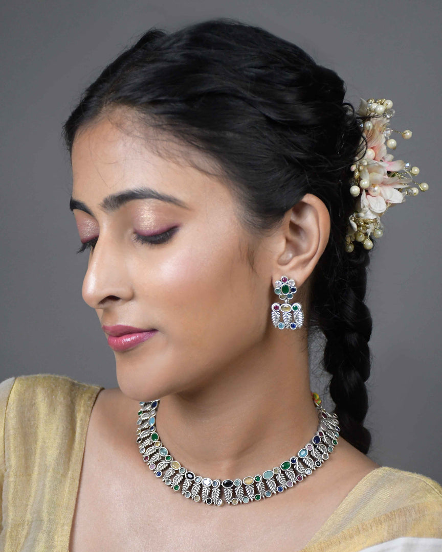 Navya Stone Necklace Set