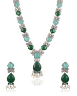 Load image into Gallery viewer, Ravya Stone Necklace Set