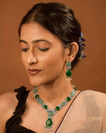 Load image into Gallery viewer, Ravya Stone Necklace Set