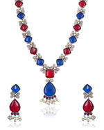 Load image into Gallery viewer, Ravya Stone Necklace Set