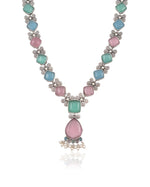 Load image into Gallery viewer, Ravya Stone Necklace Set