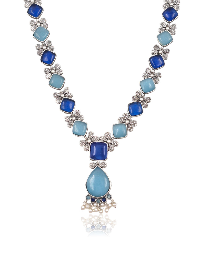 Ravya Stone Necklace Set