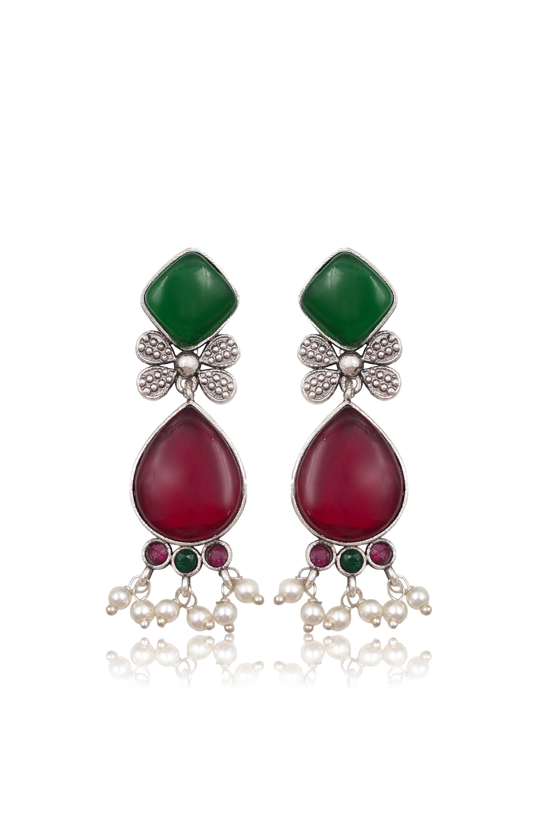 Ravya Stone Necklace Set
