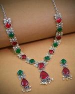 Load image into Gallery viewer, Ravya Stone Necklace Set
