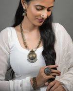 Load image into Gallery viewer, 5 PIECE DUAL TONE JEWELLERY SET COMBO