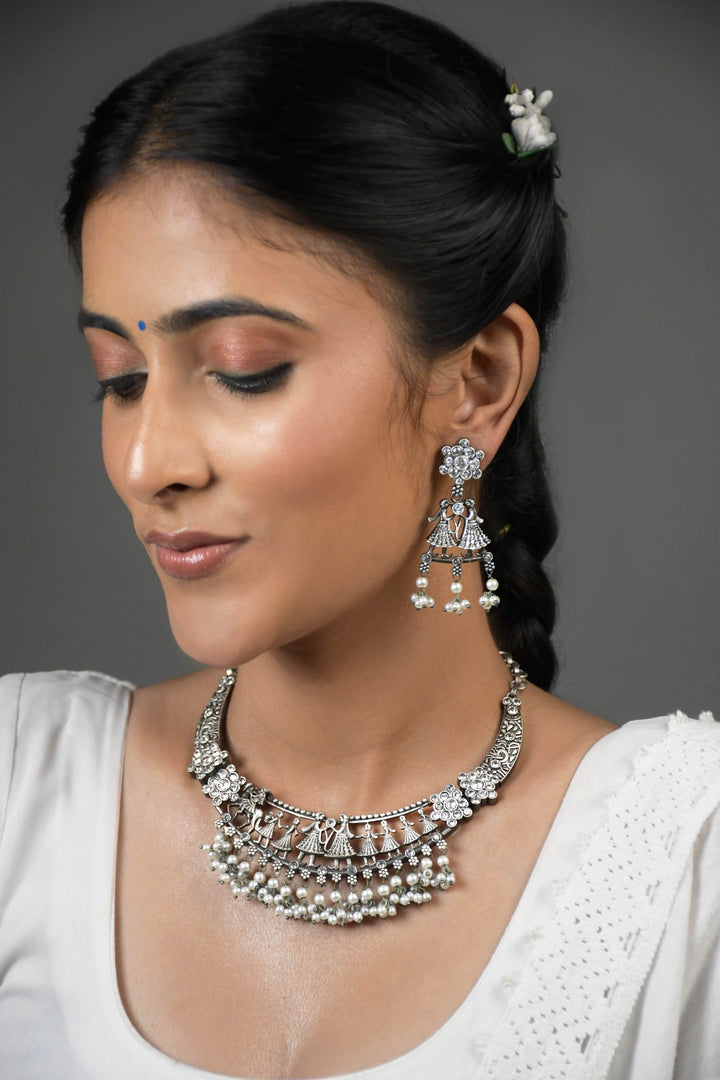 Trisha Stone Necklace Set