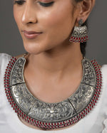 Load image into Gallery viewer, Khushi Stone Necklace Set