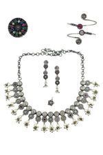 Load image into Gallery viewer, Rashmi Stone Jewellery Set Combo
