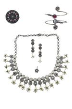 Load image into Gallery viewer, Rashmi Stone Jewellery Set Combo