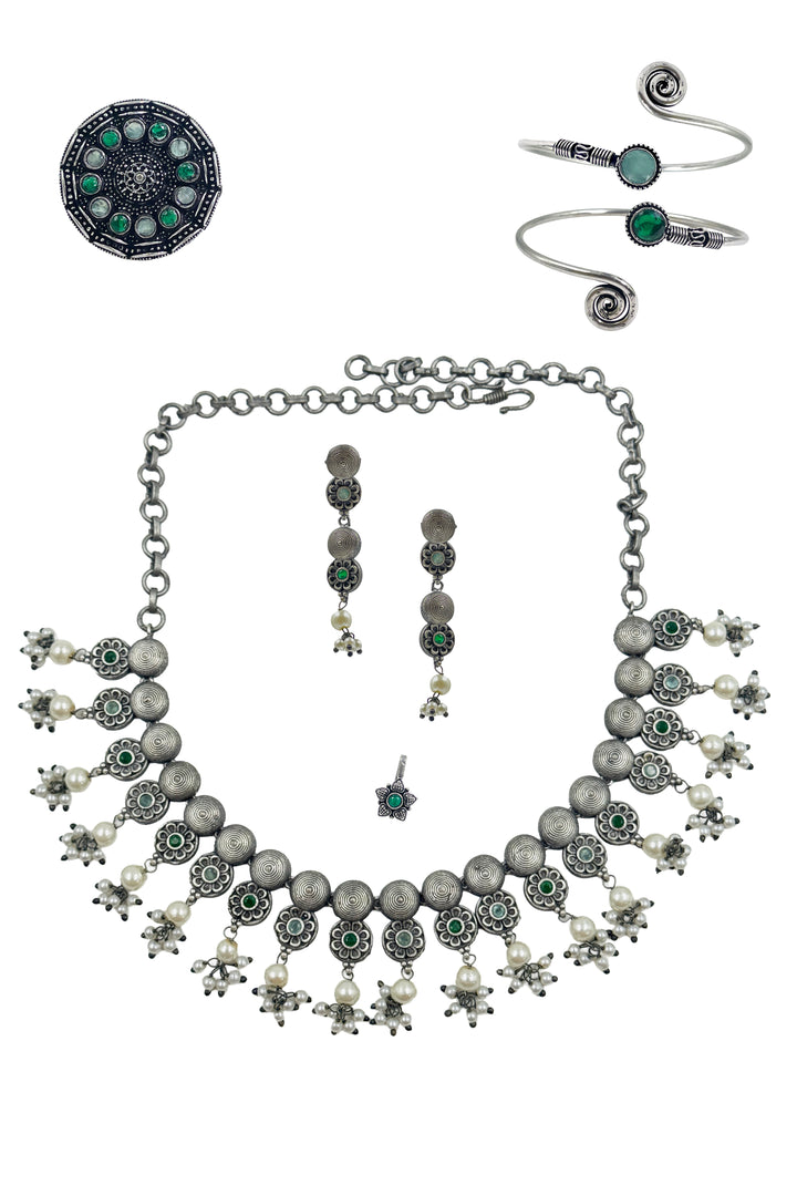 Rashmi Stone Jewellery Set Combo