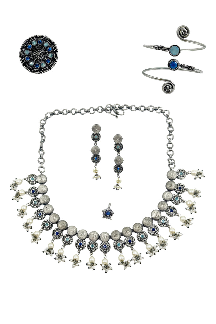 Rashmi Stone Jewellery Set Combo