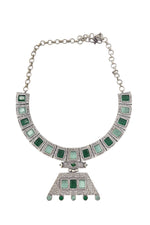 Load image into Gallery viewer, Niya Royalflash Oxidised Choker Jewellery Set Combo