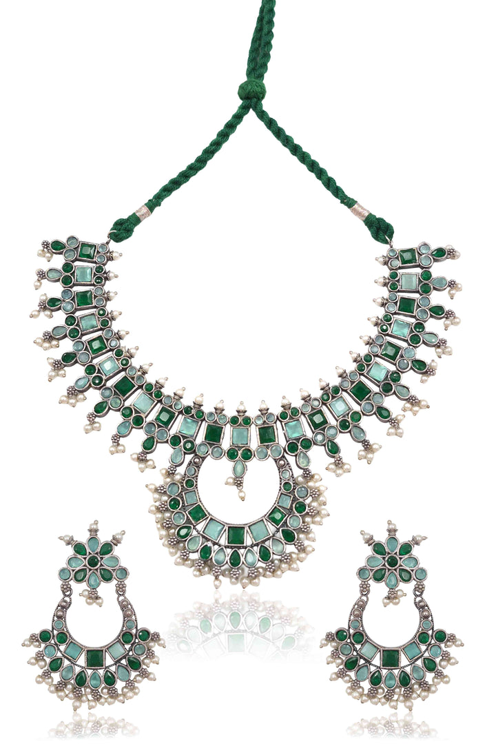 Kiya Stone Necklace Set