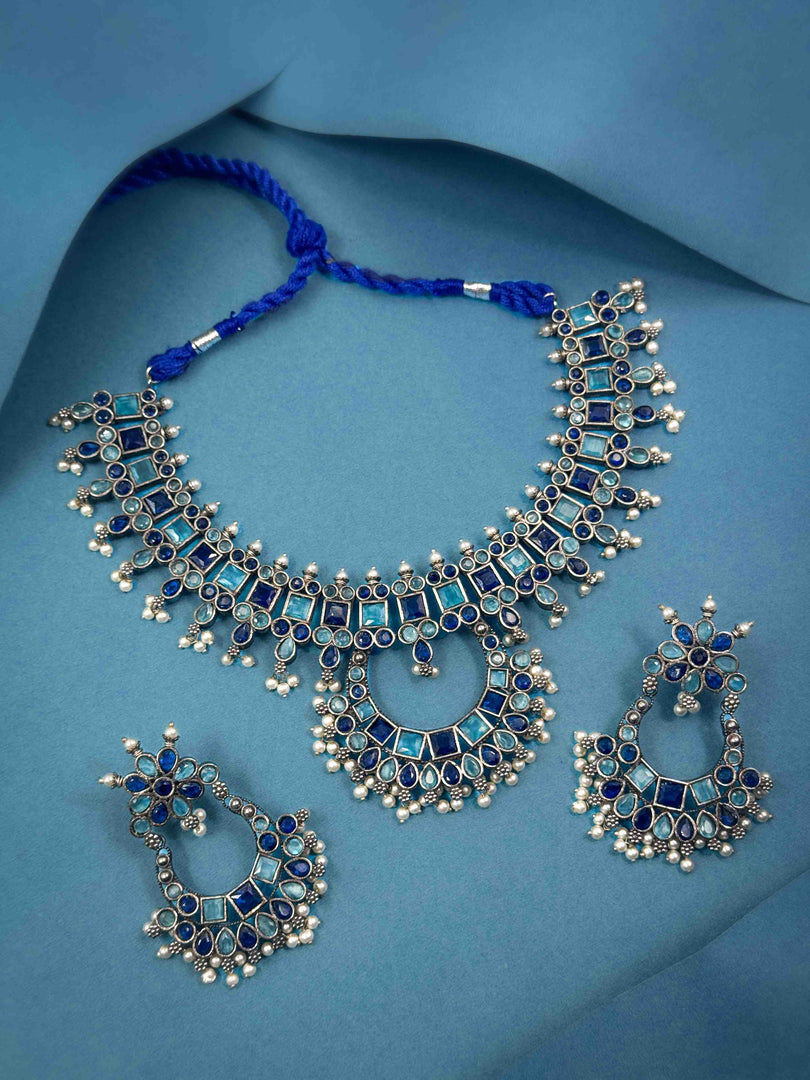 Kiya Stone Necklace Set
