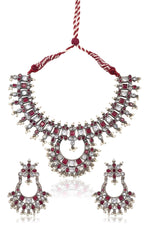 Load image into Gallery viewer, Kiya Stone Necklace Set
