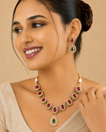 Load image into Gallery viewer, KAVYA STONE NECKLACE SET