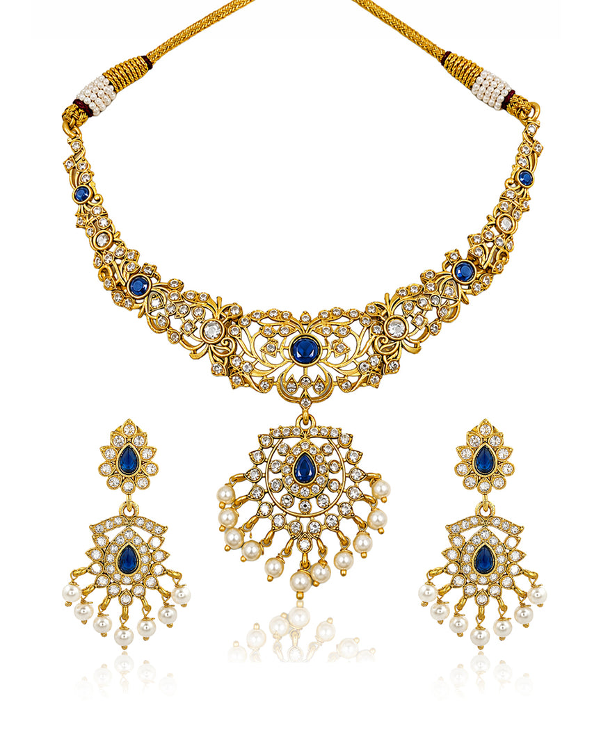 TANYA STONE NECKLACE SET