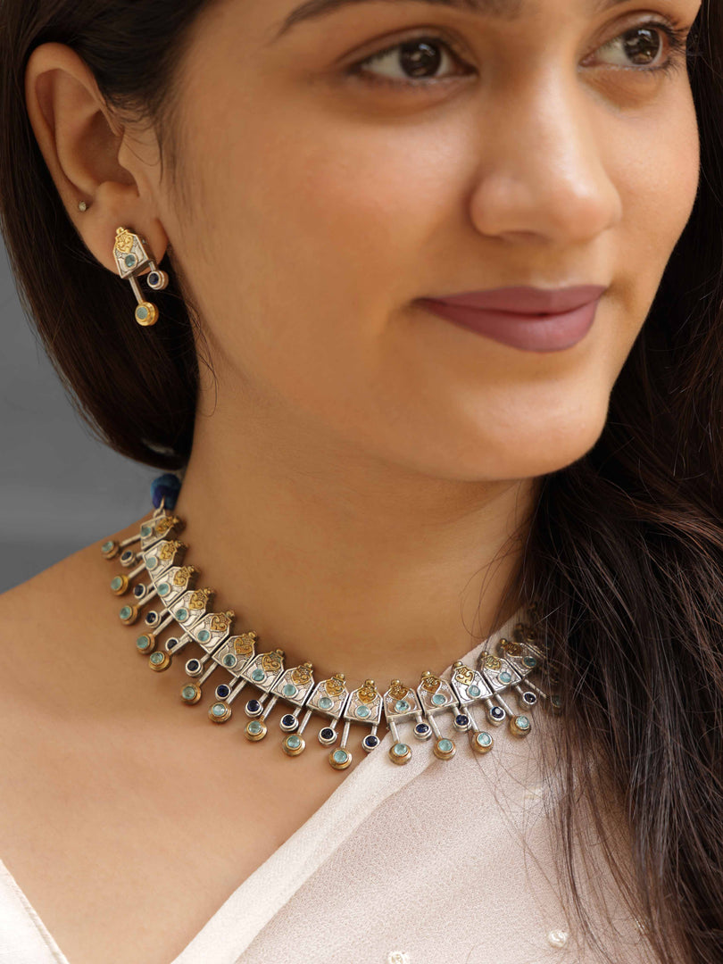 Mira Stone Necklace Set