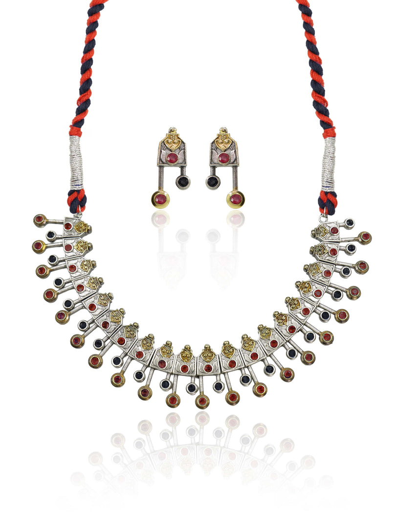 Mira Stone Necklace Set