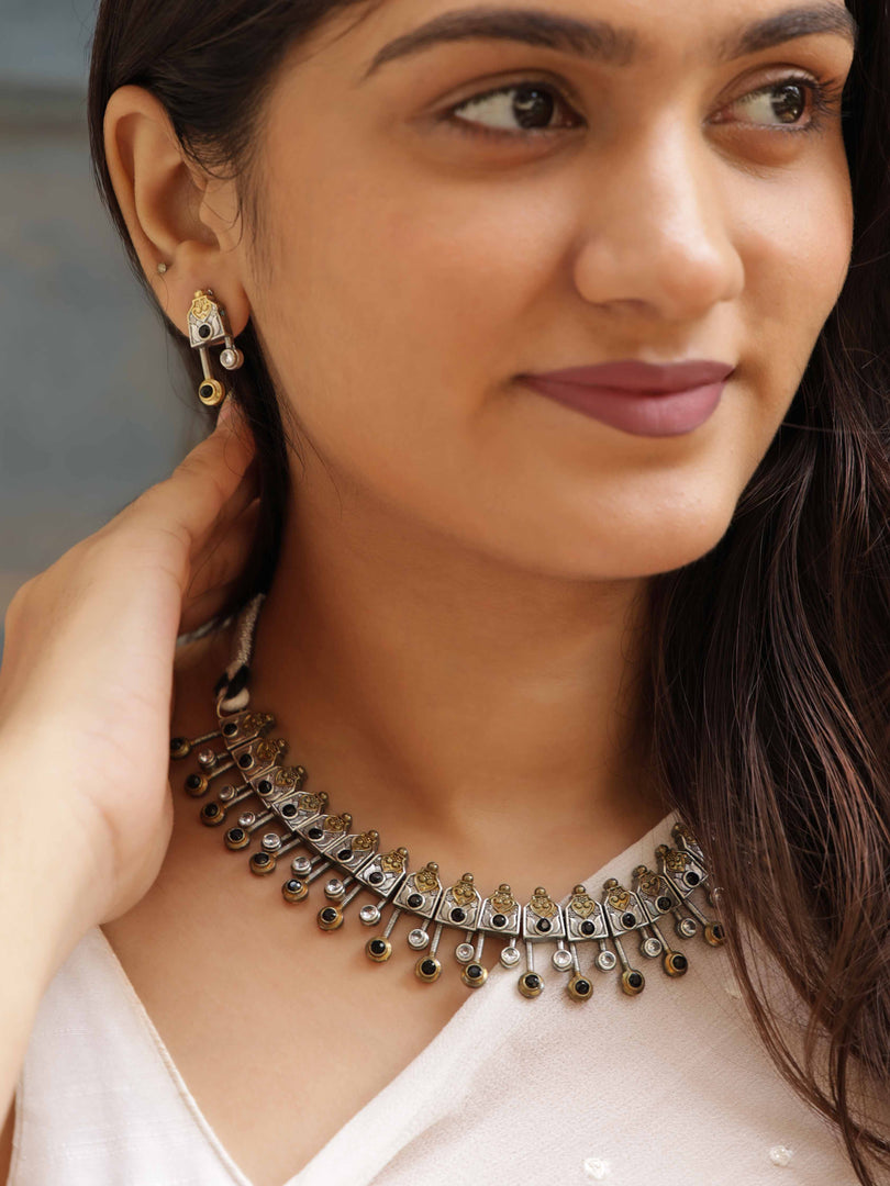 Mira Stone Necklace Set