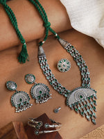 Load image into Gallery viewer, Niharika Stone Jewellery Set