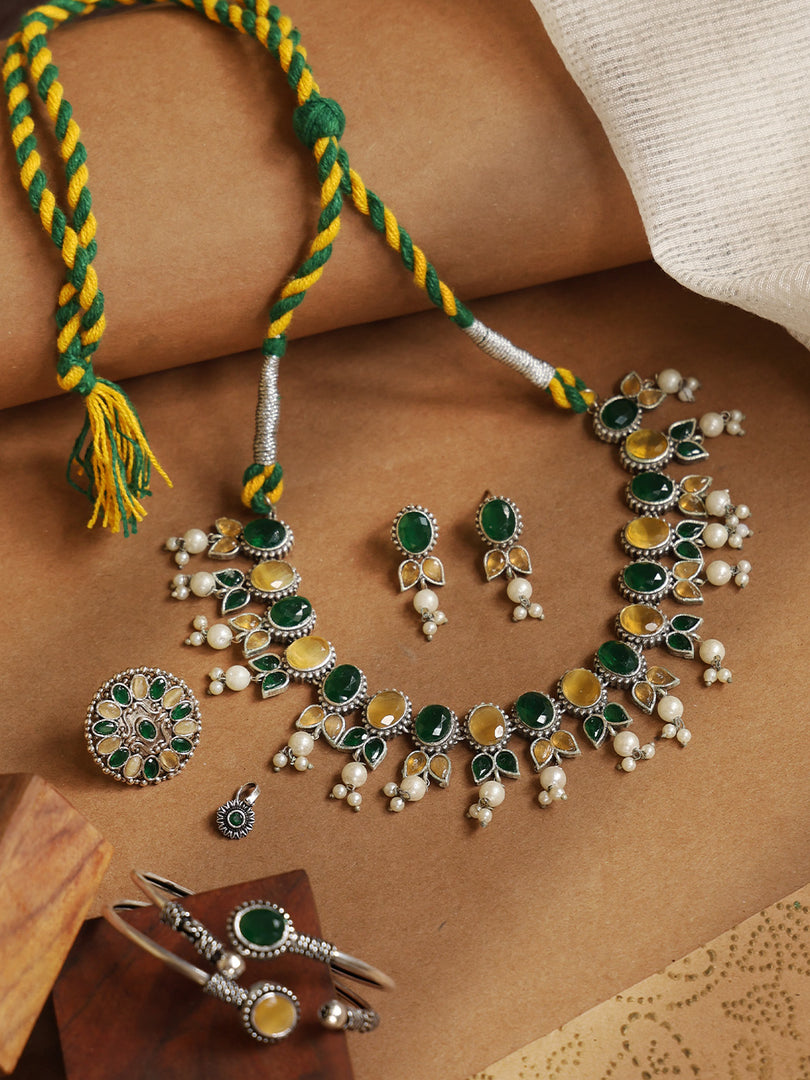 Ravya Stone Jewellery set
