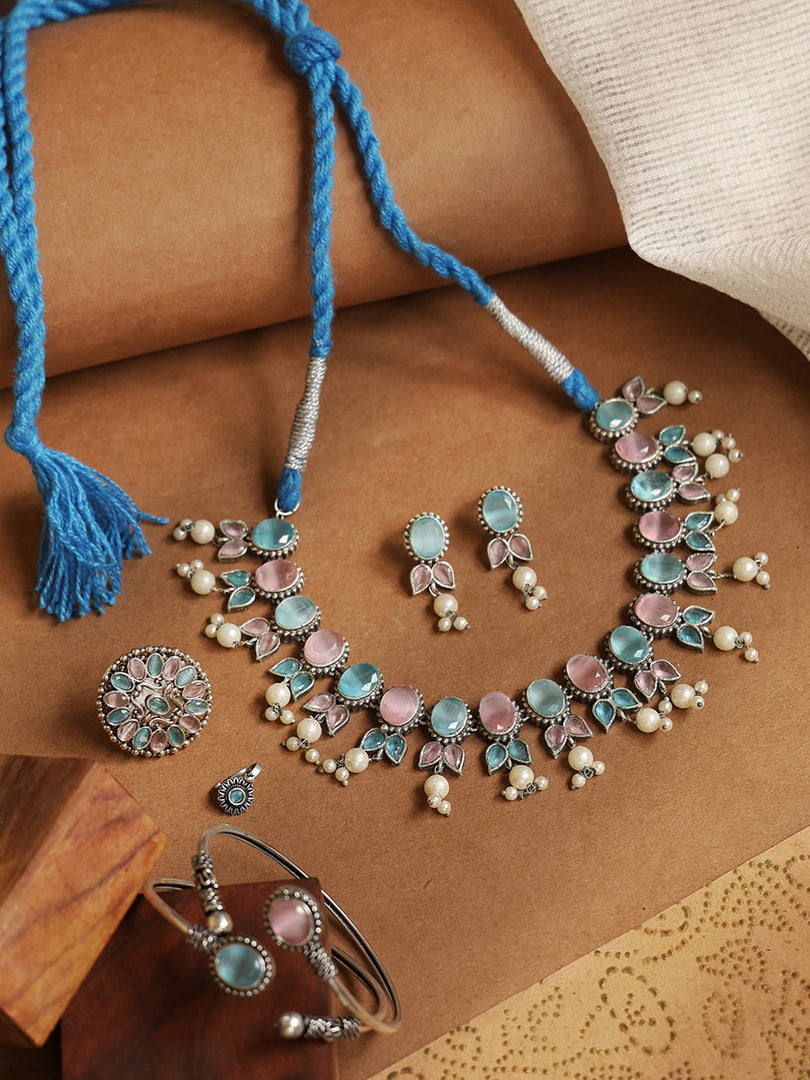 Ravya Stone Jewellery set