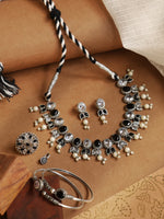 Load image into Gallery viewer, Ravya Stone Jewellery set