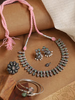 Load image into Gallery viewer, Shivani Stone Jewellery Set