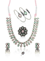 Load image into Gallery viewer, Shivani Stone Jewellery Set