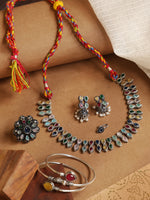 Load image into Gallery viewer, Shivani Stone Jewellery Set