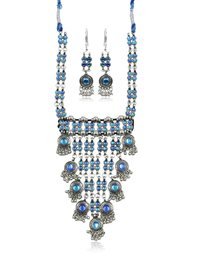 Nisha Stone Necklace Set