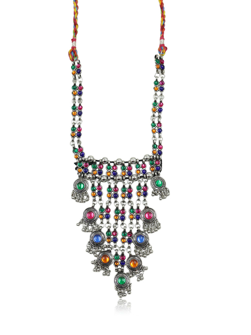 Nisha Stone Necklace Set