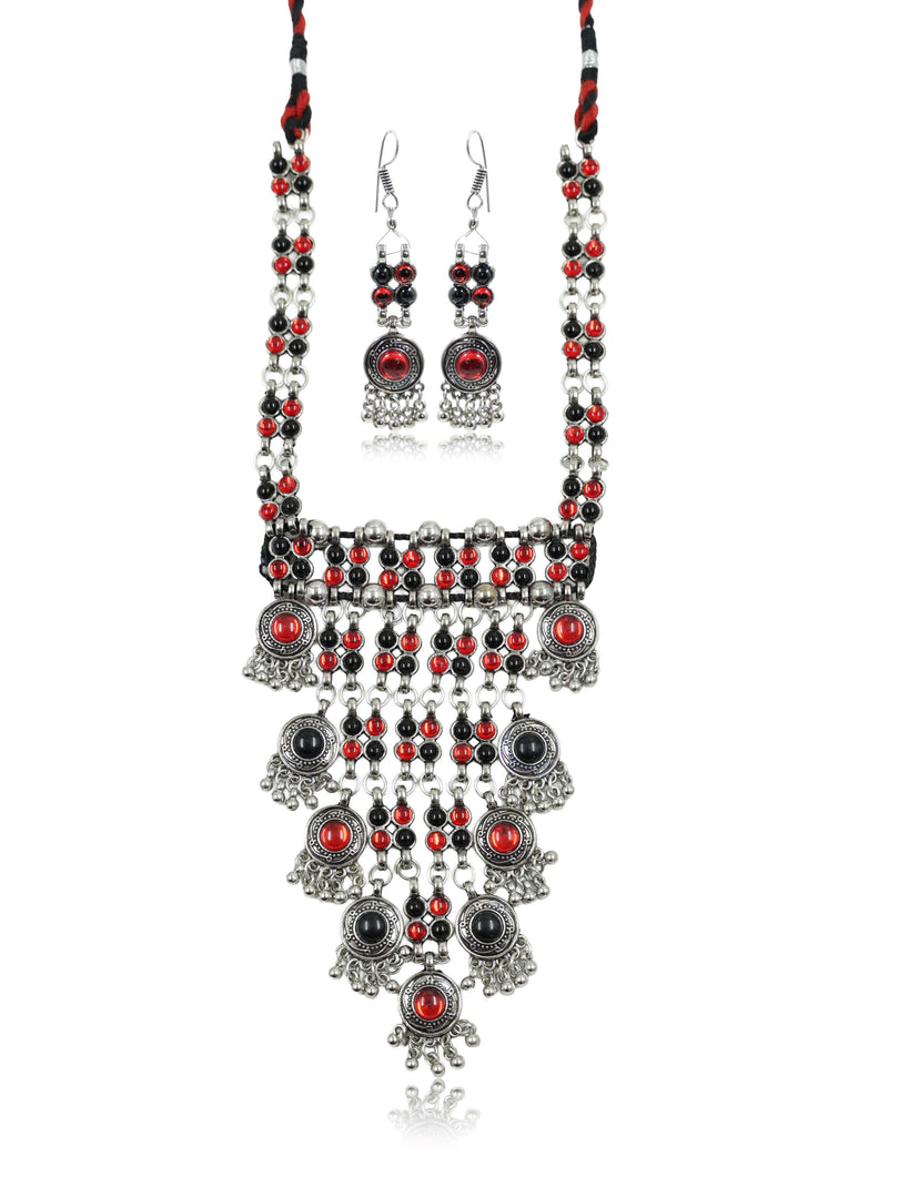 Nisha Stone Necklace Set