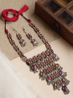 Load image into Gallery viewer, Nisha Stone Necklace Set