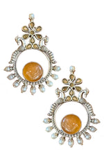 Load image into Gallery viewer, Navya Stud Stone Earrings
