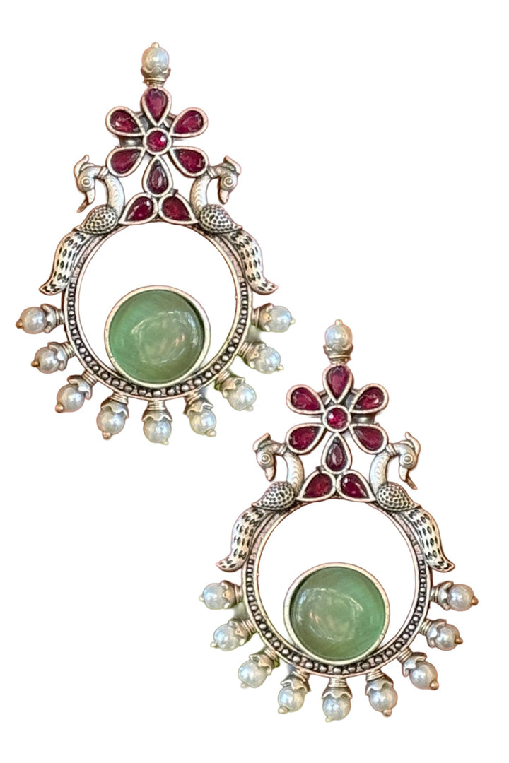 Navya Stud Stone Earrings