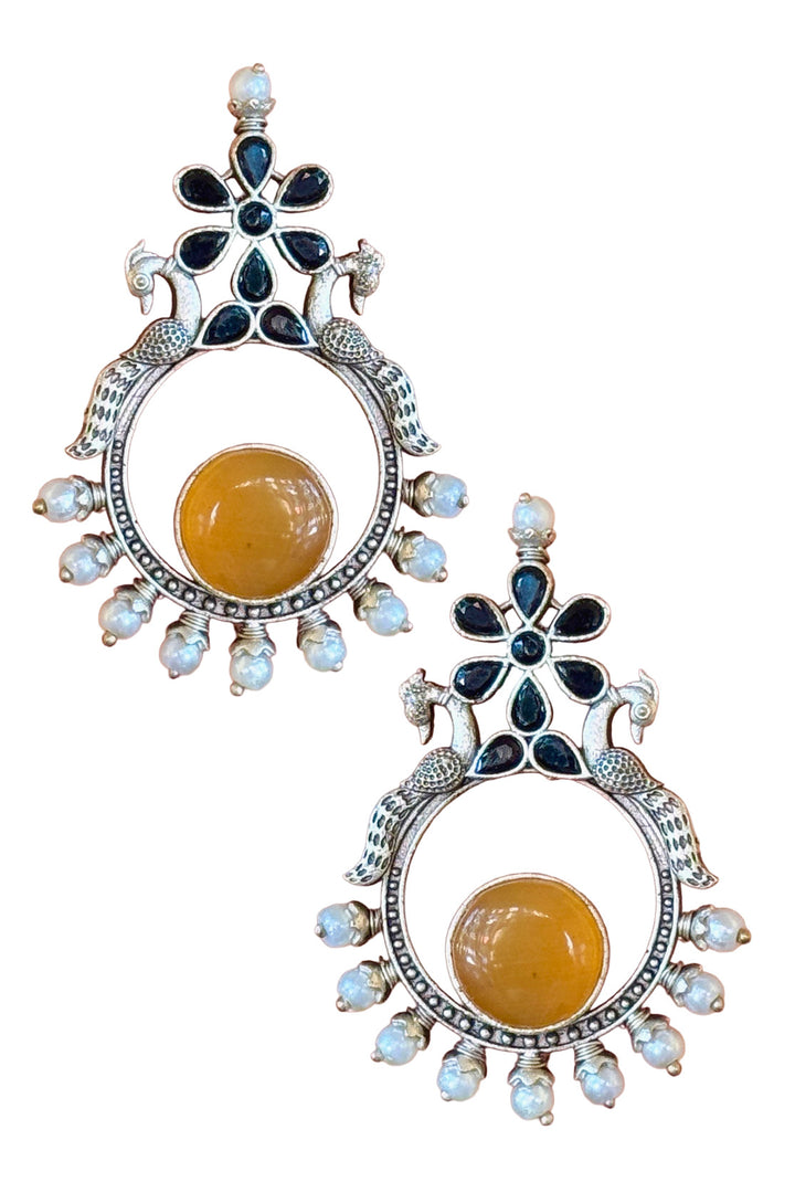 Navya Stud Stone Earrings