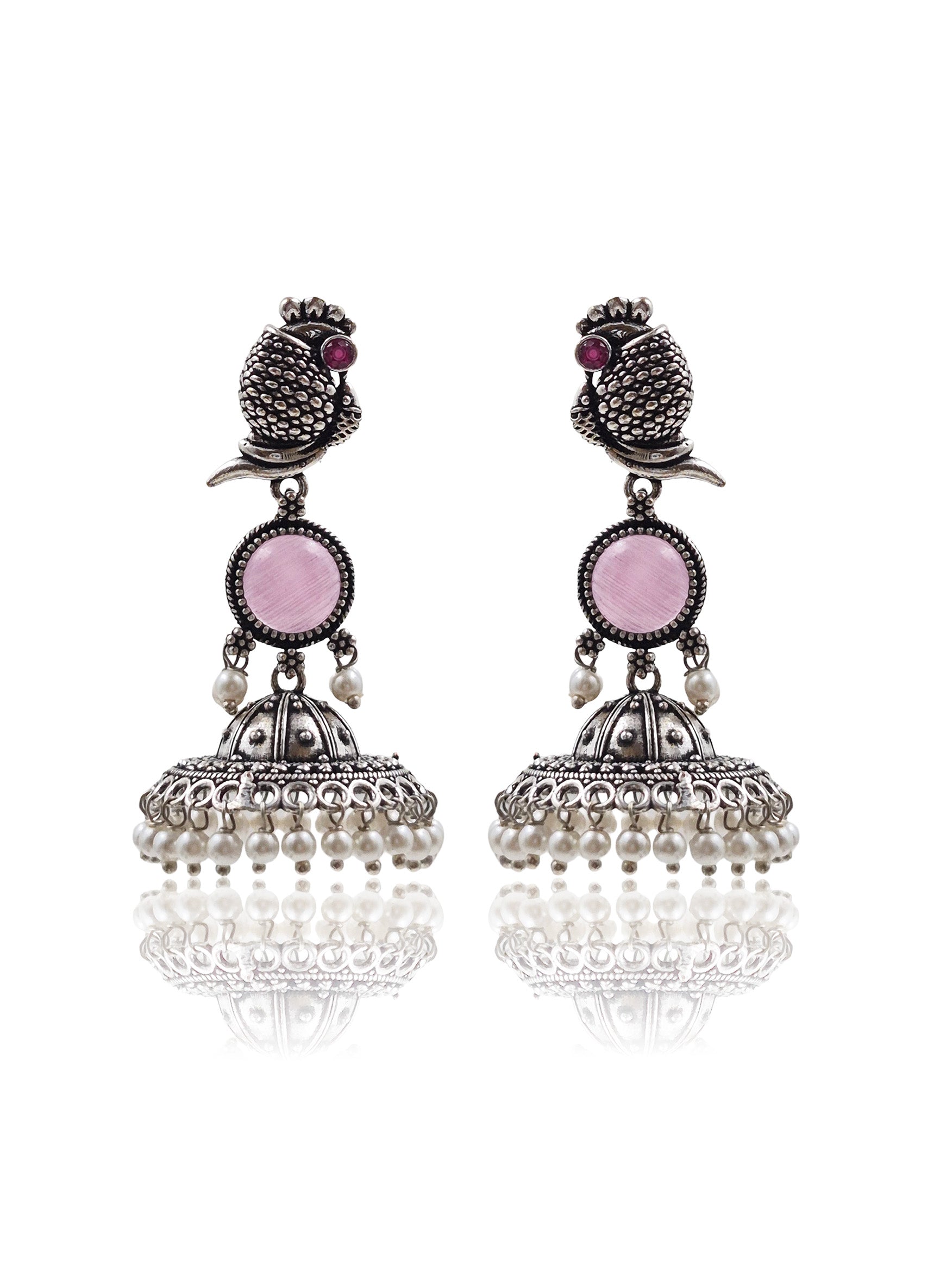 NIHARA STONE JHUMKA EARRINGS