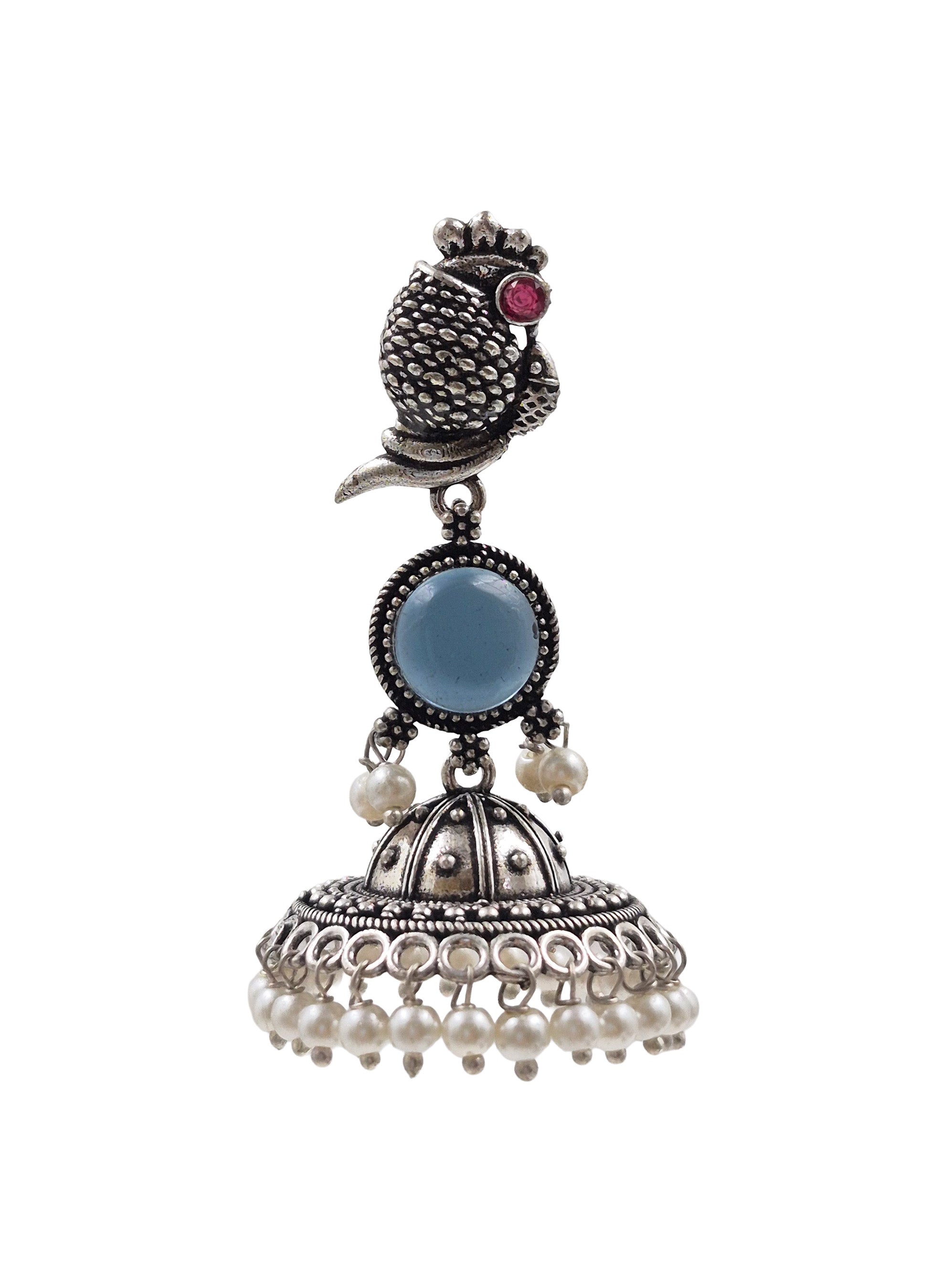 NIHARA STONE JHUMKA EARRINGS